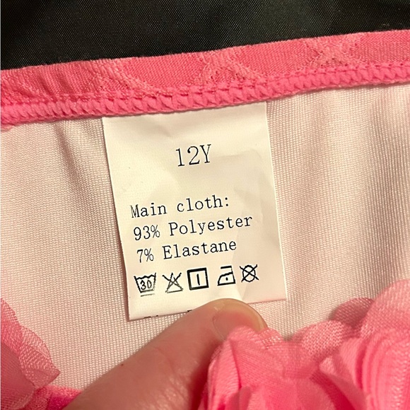 J.E. Sterguard Girls Two-Piece Bikini – Pink, size 12Y - Picture 6 of 7